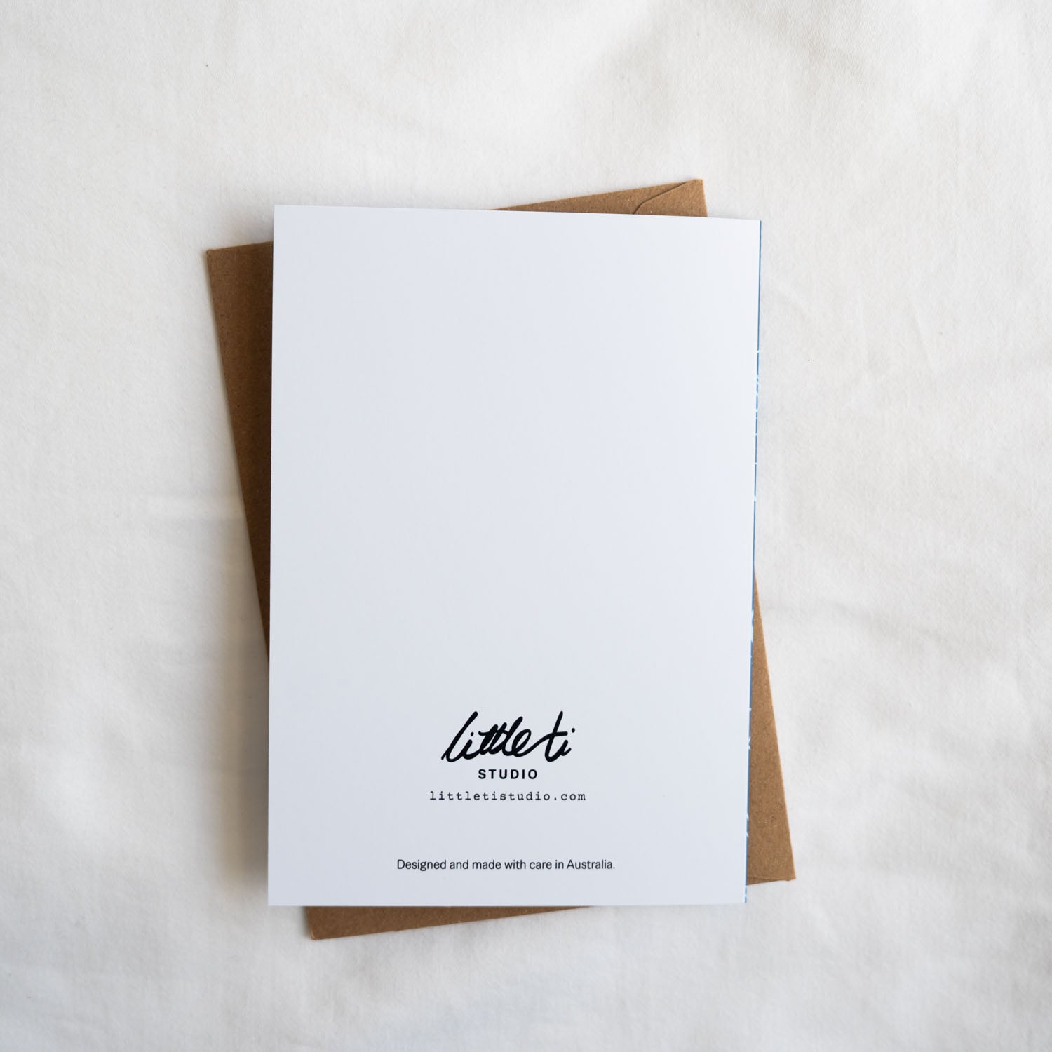 Cosmos Blue: Personalised Wedding card