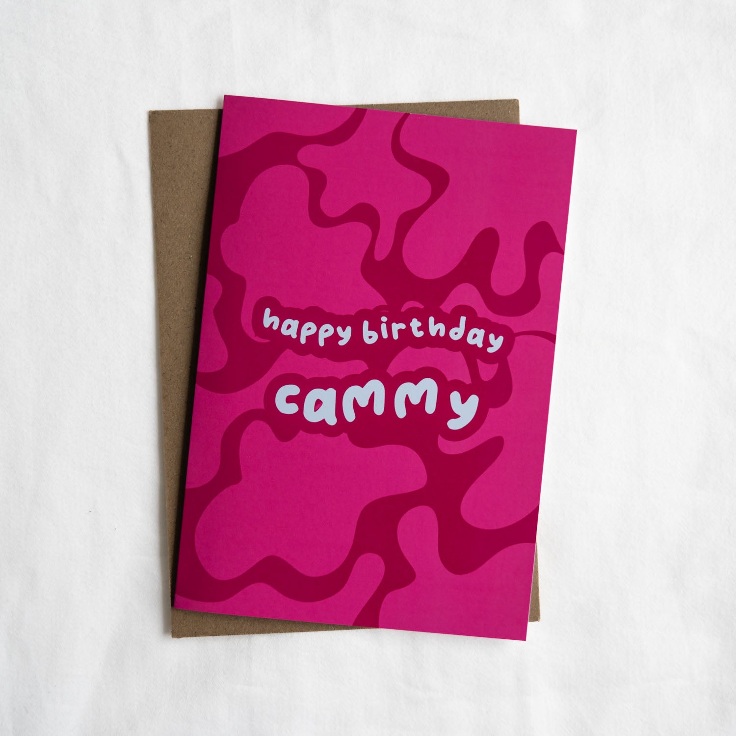Pink Fever: Personalised Birthday Card