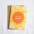 Sunny Clouds: Personalised Birthday Card