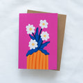 Vibrant Flower Card: Daisies