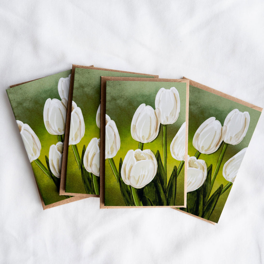 Tulips Art Mini Card Set (4 Pack)