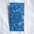 Cosmos Blue: Personalised Wedding Money Envelope
