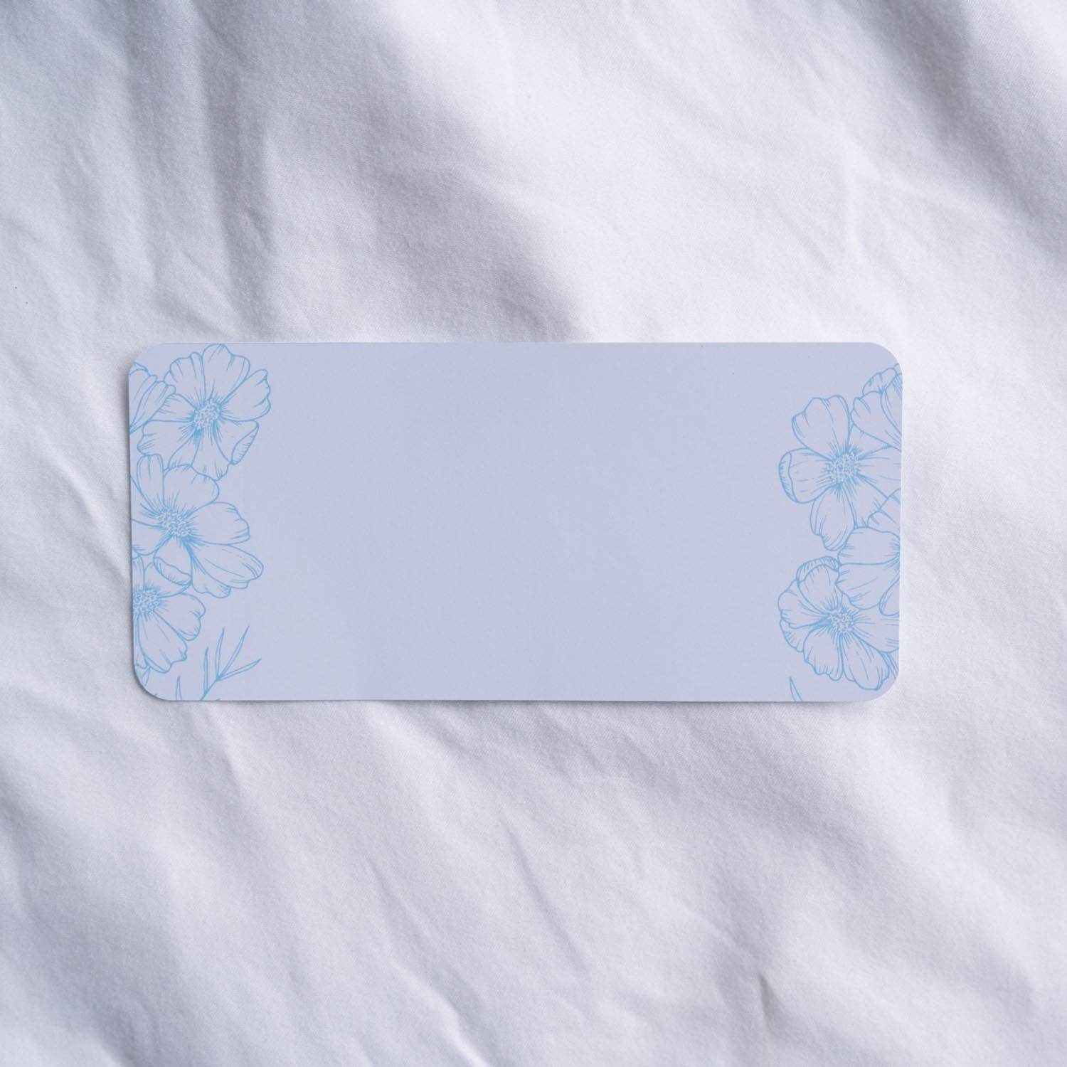 Cosmos Blue: Personalised Wedding Money Envelope