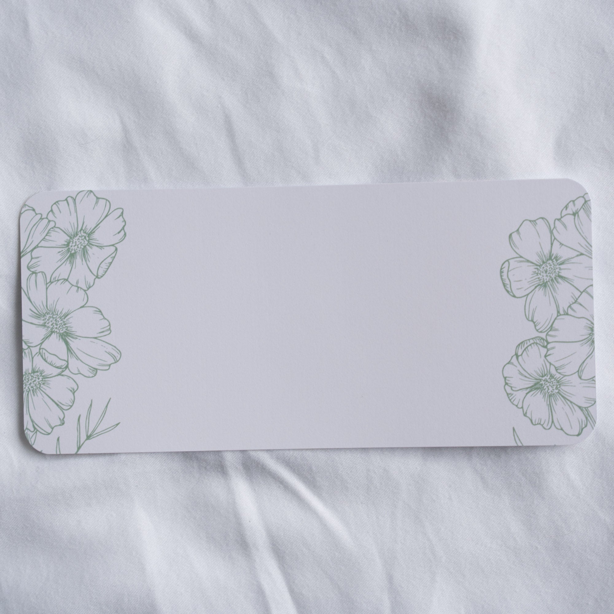 Cosmos Green: Personalised Wedding Money Envelope