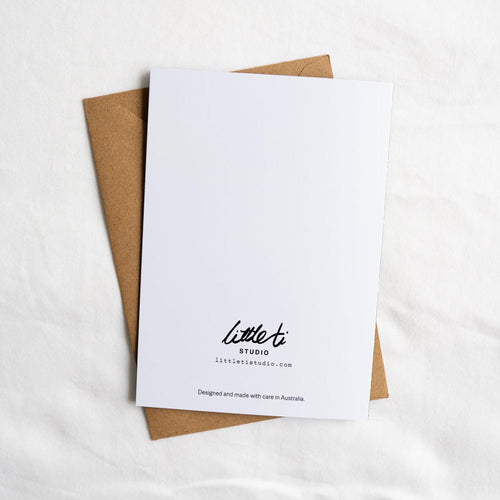 Cosmos Green: Personalised Wedding card