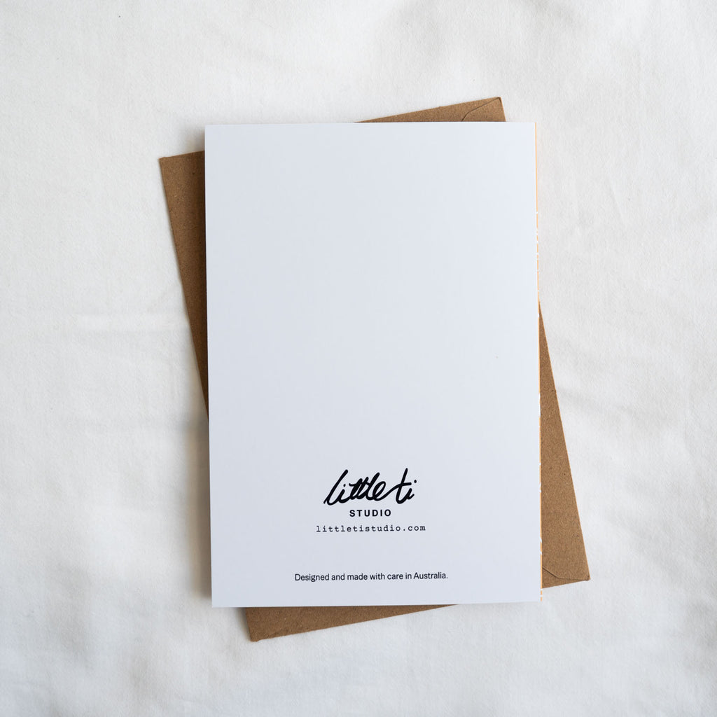 Cosmos Gold: Personalised Wedding card